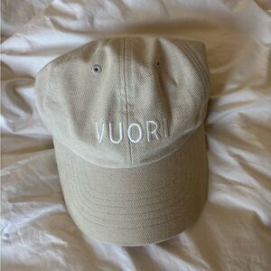 Vuori Cream Baseball Cap Hat Unisex